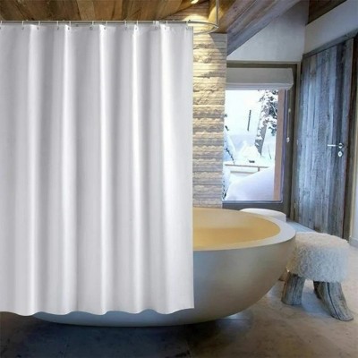 LunaLulinlk Bathroom curtain with 12 PCS free hooks