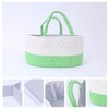 REGALWOVEN Woven Cotton Rope Storage Basket with Handles for Living Room 2 Pcs - 3 of 4