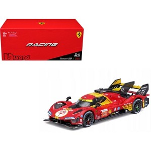 Ferrari 499P #50 "Ferrari AF Corse" Winner "24 Hours of Le Mans" (2024) "Racing" 1/43 Diecast Model Car by Bburago - 1 of 4
