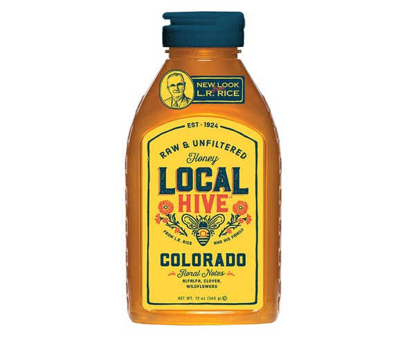 Rice's Local Hive Colorado Raw & Unfiltered Honey -12oz