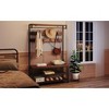 Industrial Hall Tree with Coat Rack, Shoe Bench & Storage Shelf, Wood-Look Accent, 8 Hooks, Hanging Bar - 3 of 4