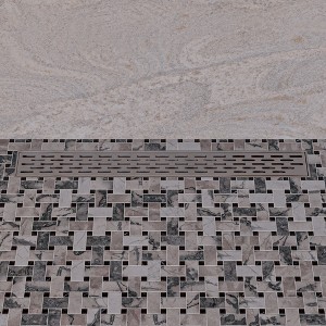 ALFI ABLD24C 24Inch Long Modern Stainless Steel Linear Shower Drain with Groove Holes - 1 of 4
