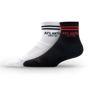 MLS Atlanta United FC Half Calf Knit 2pk Socks - 1 of 3