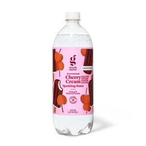 Cherry Cream Sparkling Water - 1L Bottle - Good & Gather™ - 1 of 3