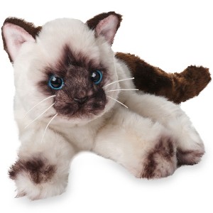 Bearington Cleo Plush Stuffed Animal Siamese Cat, Kitten 15 Inch - 1 of 4