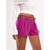 Women's Casual fashion high waisted shorts - 3 of 4