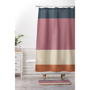 Color Poems Contemporary Color Block Shower Curtain - Deny Designs - 1 of 2
