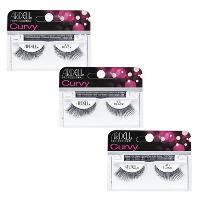 Ardell Curvy Lashes - 411 Black (3-pack)