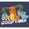 Boy's Pokemon Bulbasaur, Squirtle and Charmander Good Vibes T-Shirt - 2 of 4