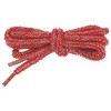 INSPIRE CHIC Round Colorful Gold Wire Bling Fashion Shoelaces for Sneakers 2 Pairs - 2 of 4