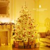 Tangkula Pre-Lit Artificial Christmas Tree w/ 1074 Branch Tips 450 White LED Lights - 3 of 4
