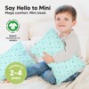 KeaBabies Mini Toddler Pillow with Pillowcase, 9x13 Small Pillow for Toddler, Soft Kids Pillow for Sleeping, Travel, Age 2-4 - 3 of 4