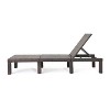 GDFStudio Laraine Outdoor Wicker Adjustable Chaise Lounge - 4 of 4