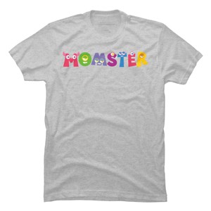 Men's Design By Humans Cute Momster Cartoon Monster By averilshop T-Shirt - 1 of 2