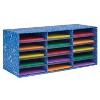 Bankers Box Classroom collection 15-Compartment Literature Organizers 28.5" x 12.375" Blue (3384301) - 2 of 4