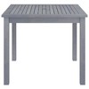 vidaXL Patio Dining Table 34.6 inches x34.6 inches x29.1 inches  Solid Acacia Wood - 3 of 4