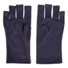 Glamlily 2 Pairs Fingerless UV Light Gloves for Gel Nail Manicures, Sun Protection, 2 Colours - 4 of 4