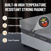 Upgraded Magnetic Wind Guards,Stainless Steel Wind Screens Protect Flame, Hold Heat, Blackstone Griddle Accessories for Camping - 2 of 4