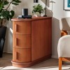 Hommoo 3-Drawer Wooden Narrow End Table - 2 of 4