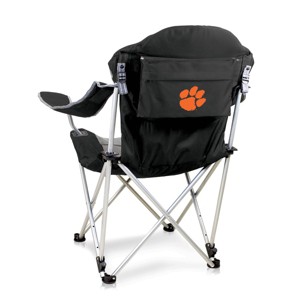 NCAA Clemson Tigers Reclining Camp Chair with Head Support - 1 of 3