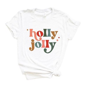 Simply Sage Market Women's Holly Jolly Stars Short Sleeve Graphic Tee - 1 of 4
