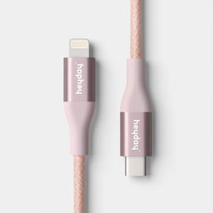 4ft USB-C to Lightning Braided Cable - heyday™ Cosmetic Pink - 1 of 3