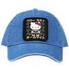 Adult Hello Kitty Sanrio X My Hero Academia Embroidered Patch Strapback Hat - 2 of 4