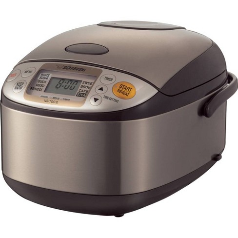 Zojirushi Micom 5.5-cup Rice Cooker & Warmer With Steam Basket - Brown :  Target