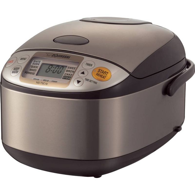 Zojirushi Micom 5.5-Cup Rice Cooker &#38; Warmer with Steam Basket - Brown, 1 of 7