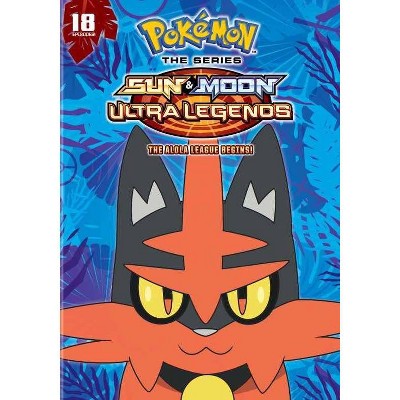 Pokemon The Series: Sun & Moon Ultra Legends The Alola Leagues Begins! (DVD)(2021)