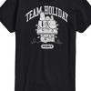 Men's - Peanuts - Snoopy Christmas Lights Dog House Team Holiday Spirit Short Sleeve Graphic T-Shirt - 2 of 4