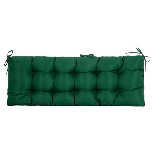 ARTPLAN Outdoor 48 Inch Bench Cushion Tufted for Outdoor Furniture, 48"x18"x4" Wicker Patio Loveseat Cushion All Weather - 1 of 4