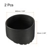Unique Bargains Non Slip Round Rubber Ladder Accessories Protective Pads 2 Pcs - 2 of 3