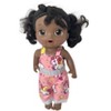 Doll Clothes Superstore Handmade Pink Unicorn Print Overalls for 14-Inch Baby Alive Dolls - 3 of 4