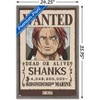 Trends International One Piece - Shanks Wanted Poster Framed Wall Poster Prints - 3 of 4