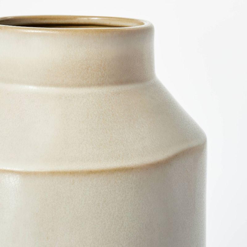 10&#34; x 6&#34; Carved Ceramic Vase Gray - Threshold&#8482; designed with Studio McGee, 3 of 5