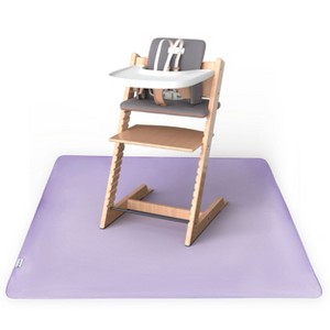 Tiny Twinkle Mess-Proof Splat Mats for Under High Chairs or Table Cover for Art Projects for Baby and Toddler (51" x 51") - 1 of 4