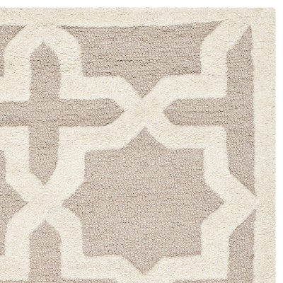 Ivory and Beige Hand-Tufted Wool Area Rug, 9' x 12'