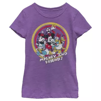Girl's Disney Mickey & Friends #original T-shirt - White - Medium : Target