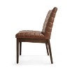 Okak Set of 2 Modern Upholstered Seat & Back Dining Chair Without Arm,Wooden Accent Dining Chairs for Dining Room,Kitchen - 4 of 4