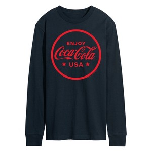 Men's - Coca-Cola - Enjoy Coca Cola USA Long Sleeve Graphic T-Shirt - 1 of 4