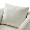 Swivel Ultra-Soft Performance Fabric Barrel Chair with Reversible Seat, Pocket Coil Cushion, and 360-Degree Swivel - 4 of 4