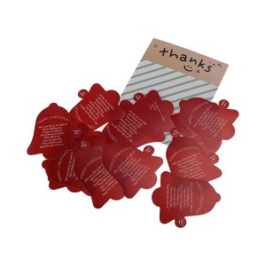 Unique Bargains Christmas Stickers for Ceramic Glass Metal Paper Plastic Peel Red White 1Set - 1 of 4