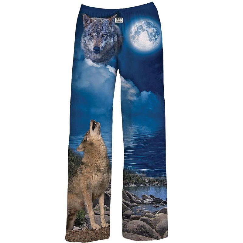 Collections Etc Howling Wolf Lounge Pants, 3 of 5