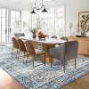 Washable Runner Rug for Hallways Vintage Floral Rug Retro Accent Kitchen Runner Soft Non Slip Carpet for Laundry, Bathroom, Bedroom - 3 of 4