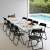 Karl Home |Stackable Metal Folding Chair Set (Set of 10) - 2 of 4