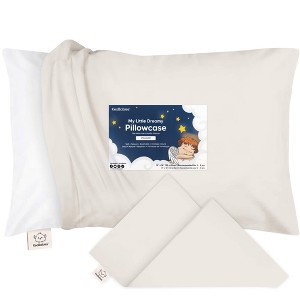 KeaBabies Toddler Pillowcase for 13X18 Pillow, Organic Toddler Pillow Case, Travel Pillow Case Cover - 1 of 4