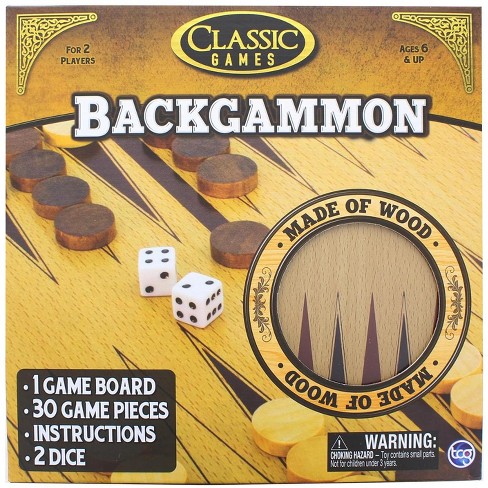 Get The Games Out Top Backgammon Set Best Strategy & Classic Board Game Case 