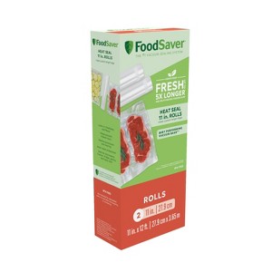 FoodSaver 11" x 12' Vacuum Seal Roll 2pk - 1 of 3