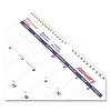 Twin-Wirebound Wall Calendar, One Month per Page, 12 x 17, White/Blue Sheets, 12-Month (Jan to Dec): 2026 - 2 of 4